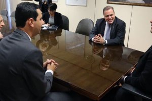 2016 - Audiência ministro de Minas e Energia - Fernando Coelho e prefeito de Mariana Duarte Junior.